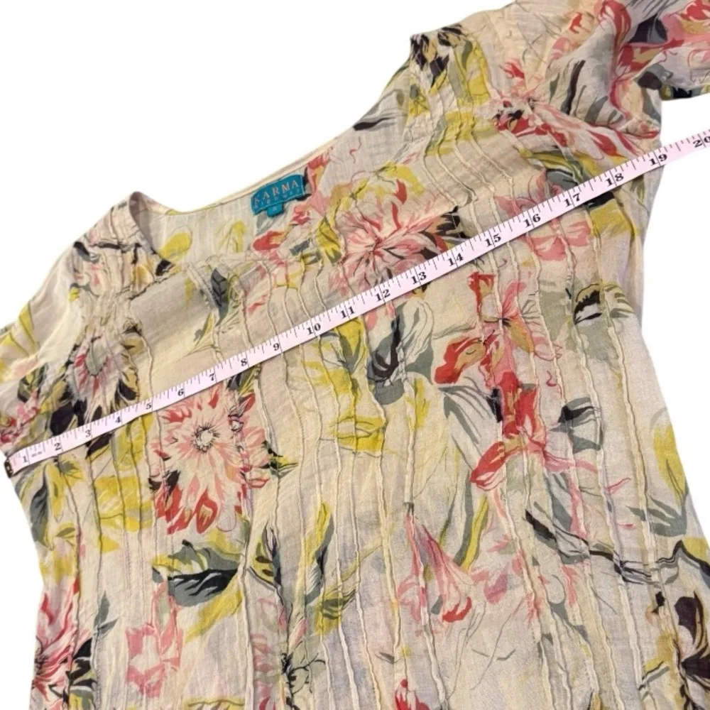 Karma Highway Cotton Boho Floral Top size S